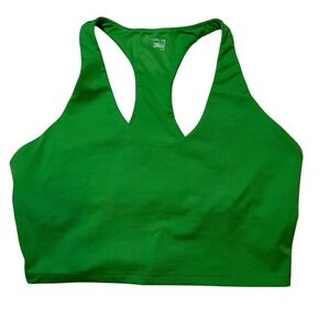 Aerie OfflineThe Hugger Sports Bra Women's L Green Medium Support Racerback